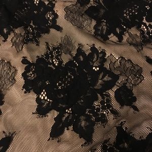 Beautiful black lace overlay dress